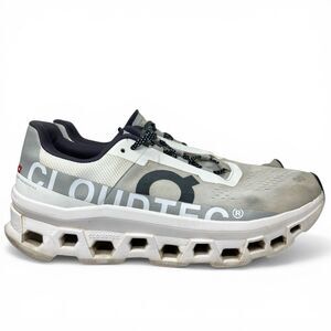 On Running Sneakers Mens 11 White Frost Running Cloudmonster Athletic 61.98434